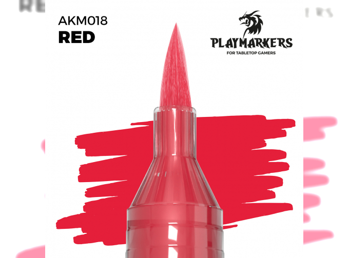 Маркер акриловый PLAYMARKER - Красный / RED – PLAYMARKER