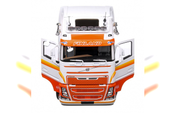 VOLVO FH16 GL 750 XL (2018), white / orange