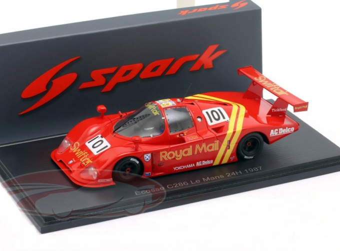 Ecosse C286 №101 24h LeMans Mike Wilds, Les Delano, Andy Petery (1987)