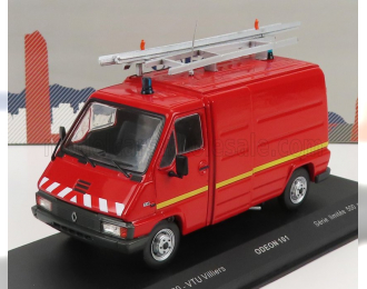 RENAULT Master T30 Van Vtu Villiers Sapeurs Pompiers (1981), Red