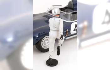 FIGUR Le Mans Start helmet silver only figure  Car Not included in the price