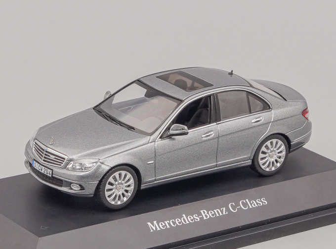 MERCEDES-BENZ C-Klasse Saloon Elegance W204 (2007), silver palladium