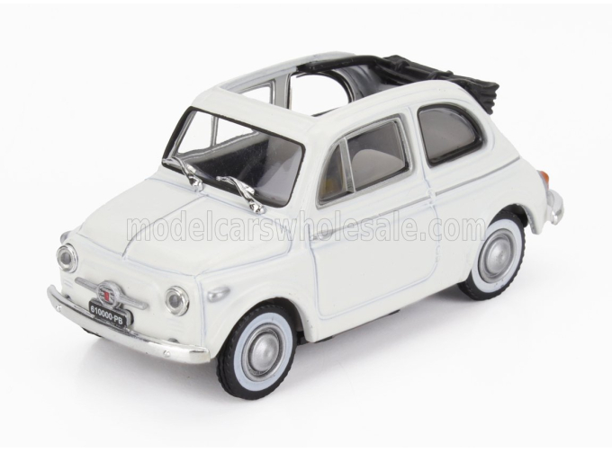 FIAT Nuova 500 Open Roof (1957), white