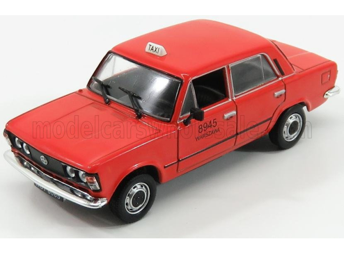 POLSKI FIAT 125p Taxi 8945 Warszawa (1969), Red