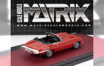 JAGUAR E-type Frua Roadster Open (1964), Red