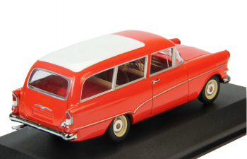 OPEL Rekord P1 Caravan (1958-1960), red