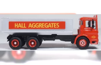 AEC Tipper, Hall Aggregates (1968), red/grey