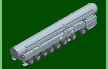 Сборная модель Китайская межконтинентальная баллистическая ракета DF-41 ICBM