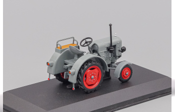 EICHER Ed25ii Tractor 1951 - Con Vetrina - With Showcase, grey / red