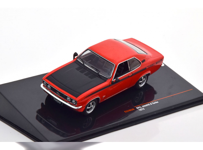 OPEL Manta A Turbo 1973 Red/Matt Black