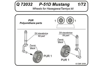 Колеса P-51D Mustang (Tamiya)
