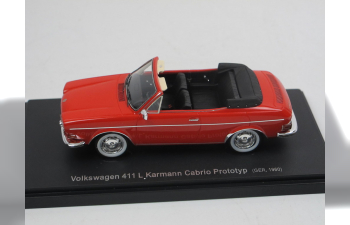 VOLKSWAGEN 411 L Karmann convertible Germany (1968), red