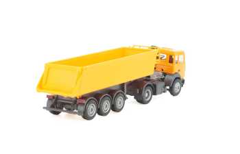 Iveco Magirus Dump Semitrailer, yellow
