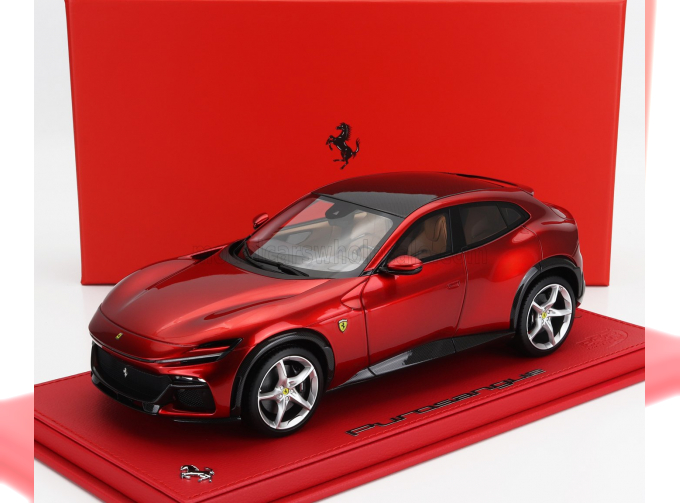 FERRARI Purosangue Suv (2022) - Con Vetrina - With Showcase, Rosso Portofino - Red Met