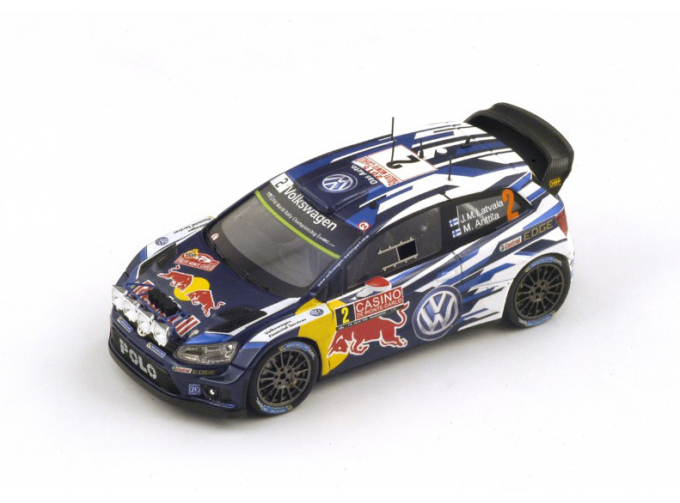 Volkswagen Polo R WRC #2 2nd Monte Carlo 2015 - VOLKSWAGEN Motorsport - J. Latvala - M. Anttila
