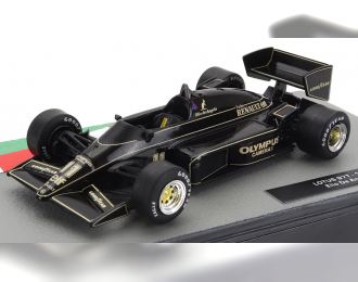 LOTUS F1 97t Renault Turbo Team Lotus №11 Season (1985) Elio De Angelis, Black Gold