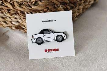 Значок Pin 1992 Mazda MX-5, white