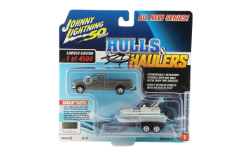 FORD F-250 with Pontoon Boat (2004), grey