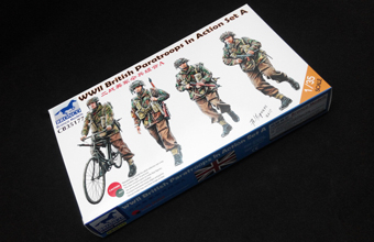 Сборная модель WWII British Paratroops In Action Set A