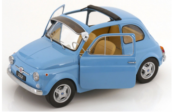 FIAT 500 F Custom with removable Softtop (1968), light blue