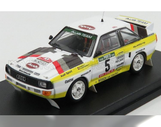 AUDI Sport Quattro Team Audi 3rd Rally Portugal (1985) W.rohrl - C.Geistdorfer, White Yellow