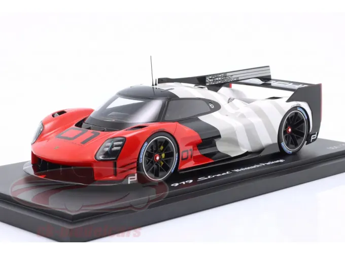 PORSCHE 919 Street Version Weissach-Paket, multicolour (red, white, gray, black)