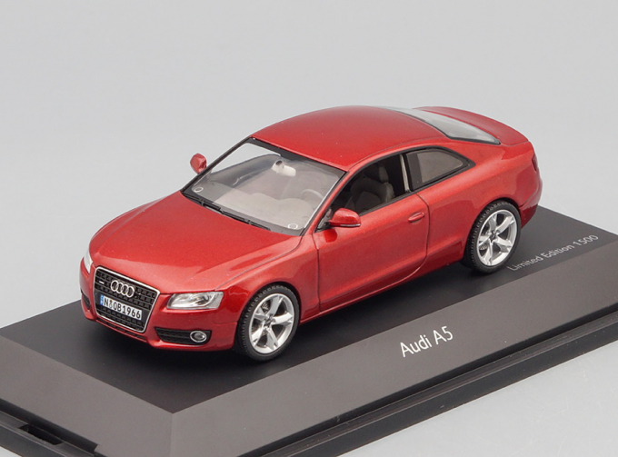 AUDI A5 Coupe (2007), red metallic