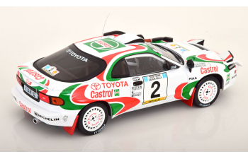 TOYOTA Celica Gt4 Turbo 4wd St185 Team Castrol №2 2nd Rally Safari (1993) Alen Markku - Ilkka Kivimaki, White Red Green