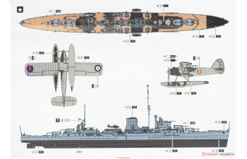 Сборная модель Light Cruiser HMS Ajax 1939