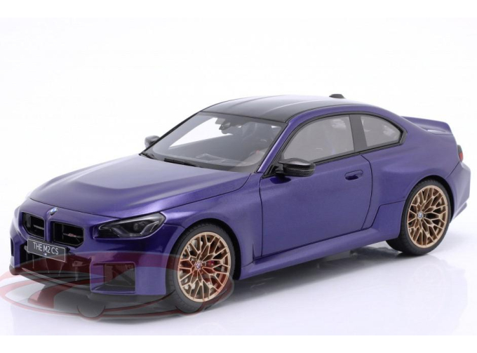 BMW M2 CS Coupe (2025), purple / golden Rims