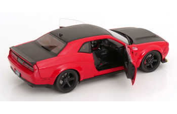 DODGE Challenger SRT Demon Coupe (2023), red flatblack