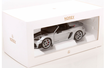 PORSCHE 718 (982) Spider Rs Weissach Package (2023), Silver Met