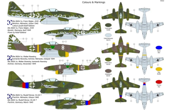Сборная модель Messerschmitt Me 262A "Schwalbe"