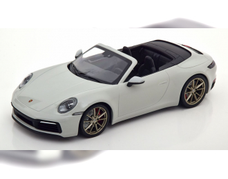 PORSCHE 911 (992) Carrera 4S Convertible (2019), light grey