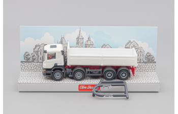 SCANIA P 8х4 самосвал с алюминиевыми бортами, белый