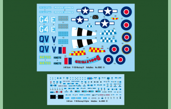 Сборная модель Самолет P-51D Mustang IV Fighter