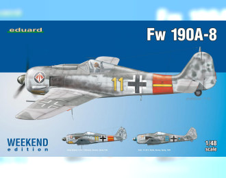 Сборная модель Немецкий истребитель Focke-Wulf Fw-190A-8 ( Weekend edition)