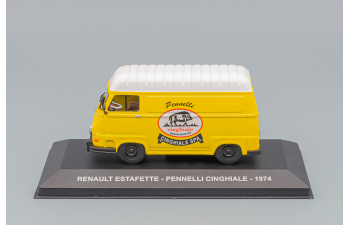 RENAULT Estafette "PENNELLI CINGHIALE" (1974), yellow / white