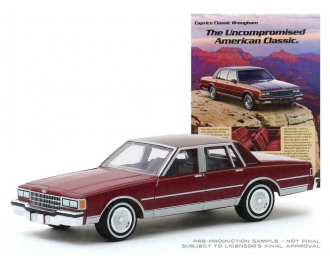 CHEVROLET Caprice Brougham "The Uncompromised American Classic" 1986 Dark Red