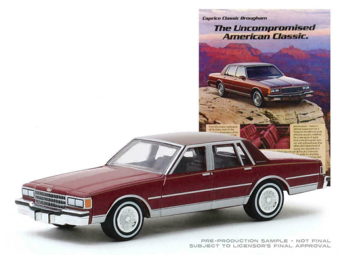 CHEVROLET Caprice Brougham "The Uncompromised American Classic" 1986 Dark Red