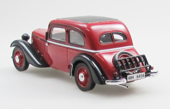 ADLER Trumpf Junior 2 door sedan Leipzig taxi (1934-41), red/black