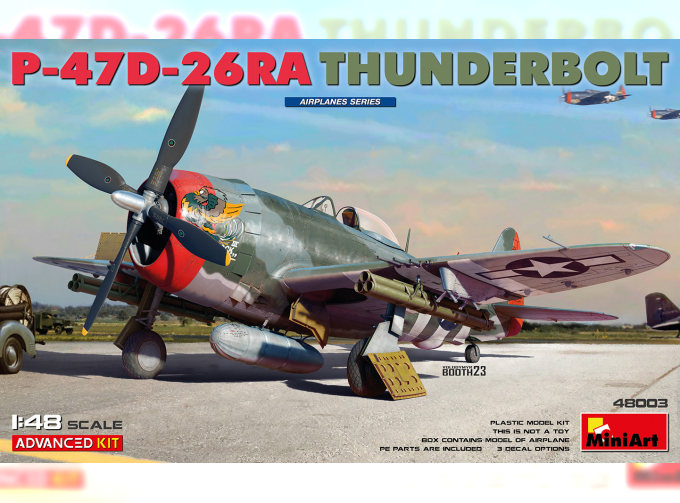 Сборная модель DRAGON WINGS P-47d-26ra Thunderbolt Airplane Military 1942