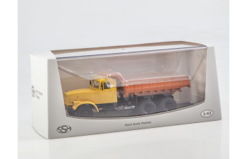 КРАЗ-256Б1, желтый / оранжевый