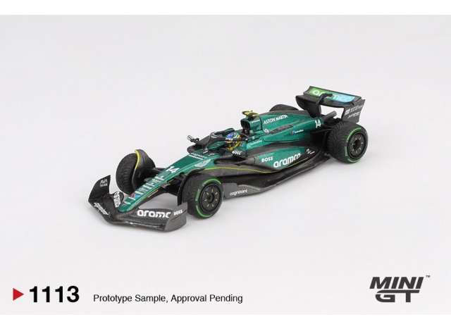 Aston Martin AMR24 #14 Fernando Alonso Canadian GP, green/black 2024