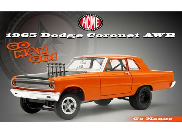 DODGE Coronet AWB *Go Man Go!* (1965), orange