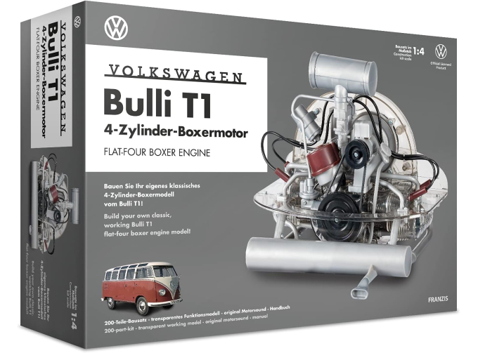 Сборная модель двигатель VOLKSWAGEN Bulli T1 4-цилиндра-Boxermotor (1950)