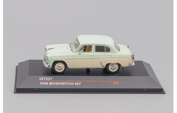 МОСКВИЧ 407 (1957), светло-зеленый / бежевый