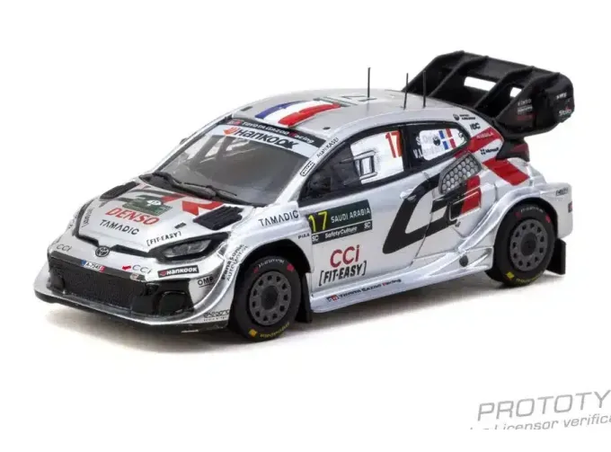 TOYOTA Yaris GR Rally1 Hybrid #17 Sebastian Ogier Rally Saudi Arabia (2025)