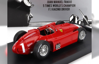 FERRARI F1 Lancia D50 N 1 Winner British Gp Juan Manuel Fangio 1956 World Champion, Red