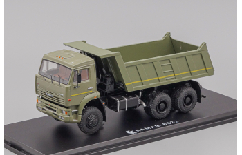 (Б/У) КАМАЗ 6522 6х6 самосвал, хаки